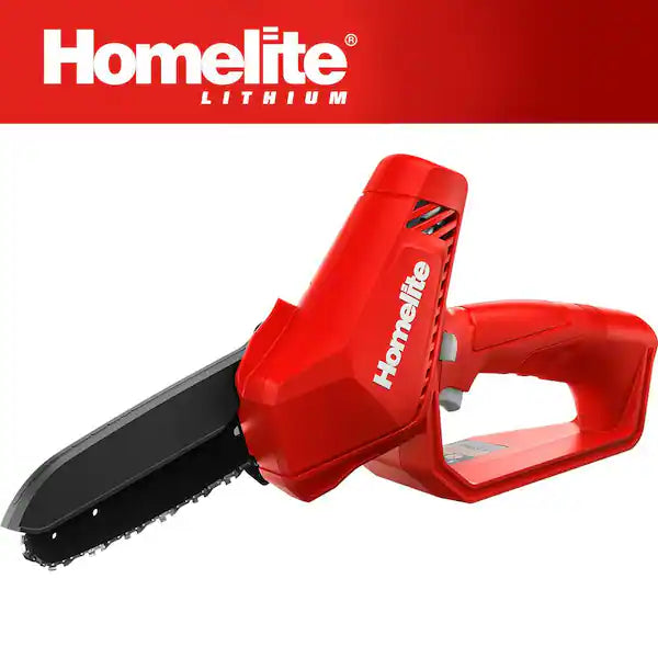 Homelite 12V Lithium 6 in. Battery Pruning Mini Chainsaw with Internal 2.5 Ah Battery and Charger