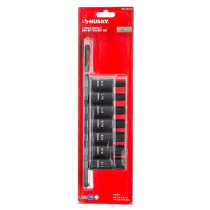 Husky 1/2 inch drive hex bit socket set