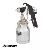 Husky siphon feed spray gun for professional and home painting projects