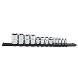 Husky 1/4 in., 3/8 in., and 1/2 in. E-Torx Socket Set 13-Piece