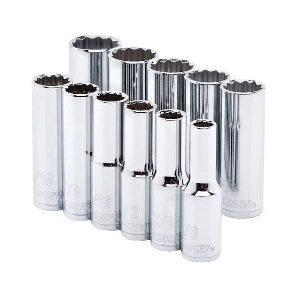 Husky 3/8 in. Drive Metric Hex Bit Socket Set (7-Piece) – Model 636993
