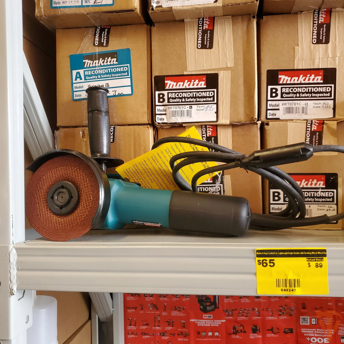Makita 4 in. Grinder GA4030K