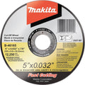 Makita 5 in. x .032 in. x 7/8 in. Ultra Thin Stainless Cut-Off Wheel 25 Pack