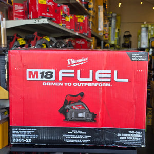 Milwaukee 2831-20 M18 FUEL 18V Lithium-Ion Cordless Brushless 6-1/2" Plunge Cut Track Saw Tool Only
