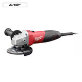 Milwaukee 7 Amp Corded 4-1/2 in. Small Angle Grinder with Sliding Lock-On – Compact Cutting Power (Open Box)