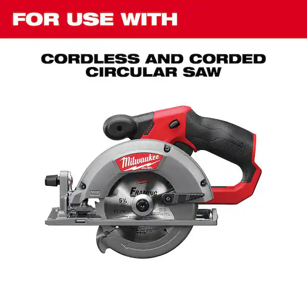 Milwaukee circular saw blade with anti-friction coating and thin kerf design