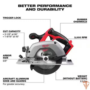 Milwaukee M18 18V Lithium-Ion Cordless 6-1/2 in. C #condition_open-box
