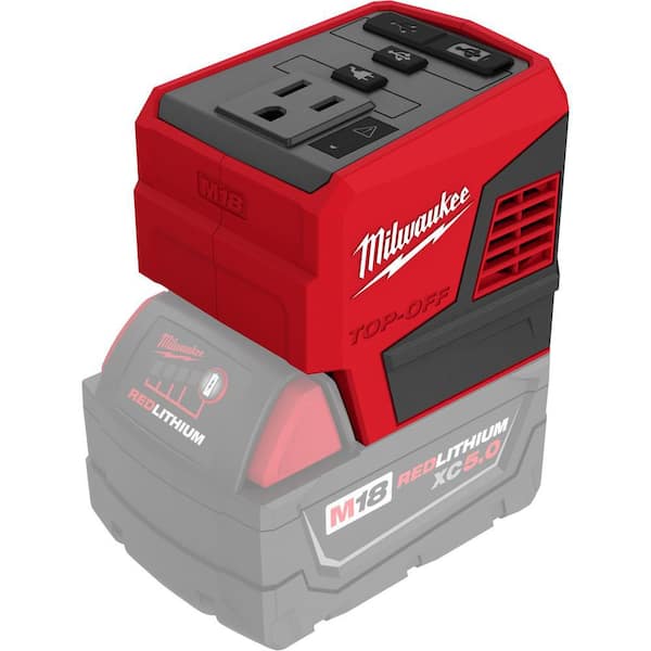 Milwaukee M18 18-Volt Lithium-Ion 175-Watt Powered Compact Inverter for M18 Batteries
