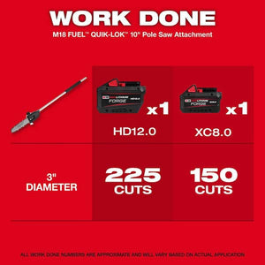 Milwaukee M18 FUEL QUIK-LOK 10 in. Pole Saw Attach #condition_open-box