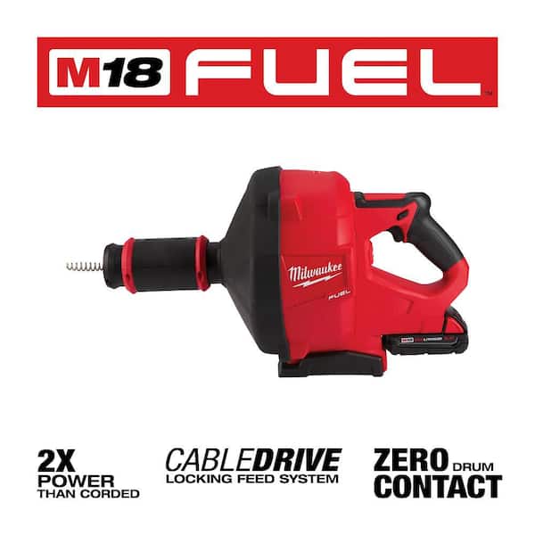 Milwaukee plumbing drain snake tool kit