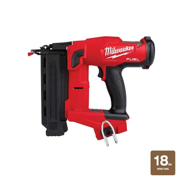 Milwaukee M18 FUEL 18-Volt Lithium-Ion Brushless Cordless Gen II 18-Gauge Brad Nailer (Tool-Only) – Open Box, Barely Used