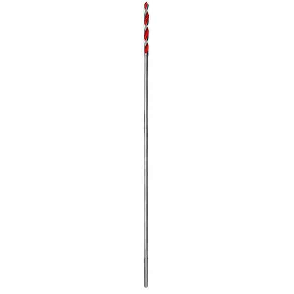 Milwaukee 1/4 in. x 18 in. Steel Bell Hanger Drill Bit – Model 1000396804