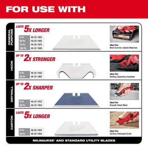 Milwaukee 48-22-1505D 6 in1 Folding Utility Knife 2-Pack