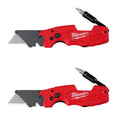 Milwaukee 48-22-1505D 6 in1 Folding Utility Knife 2-Pack