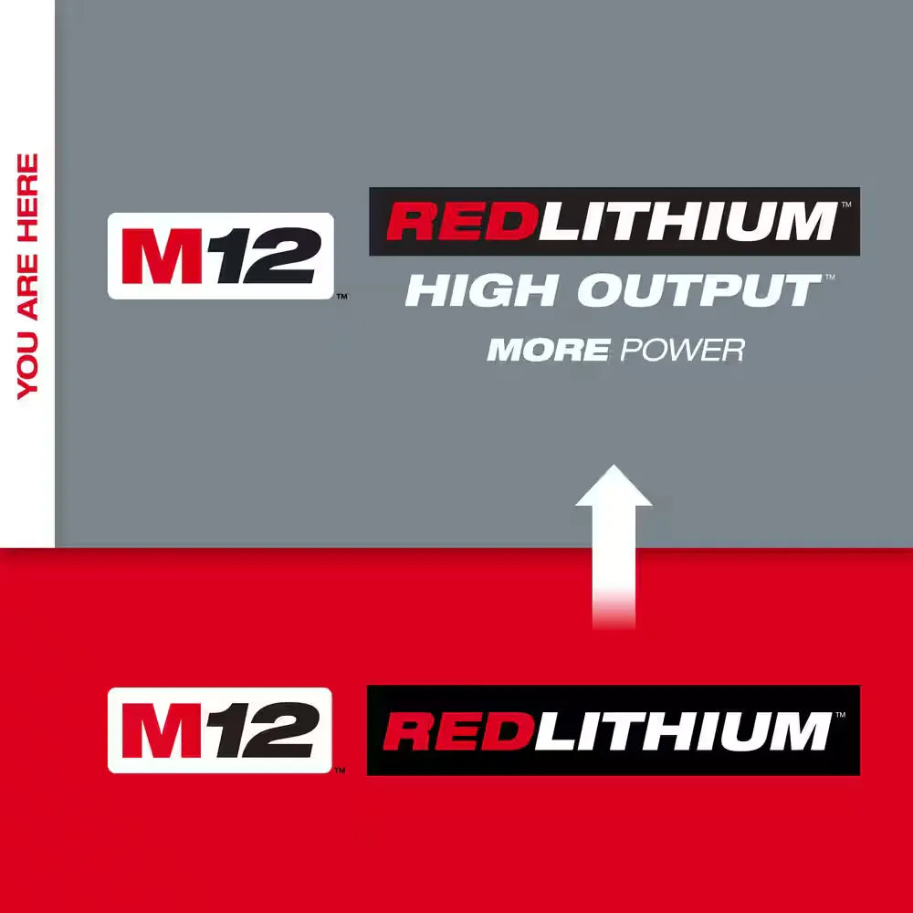 Milwaukee 48-11-2450 M12 REDLITHIUM HO XC5.0 Battery Pack