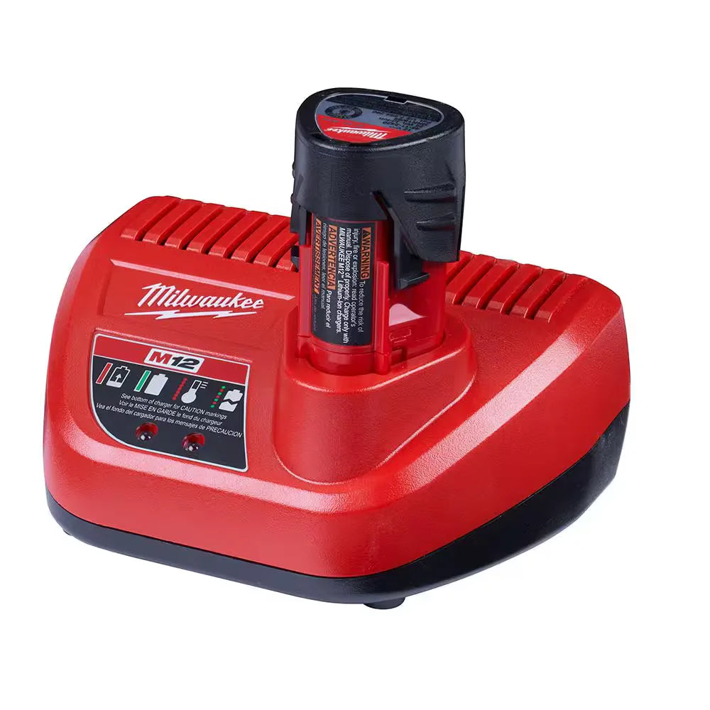 Milwaukee 48-59-2420P M12 REDLITHIUM CP2.0 Battery + Charger Kit