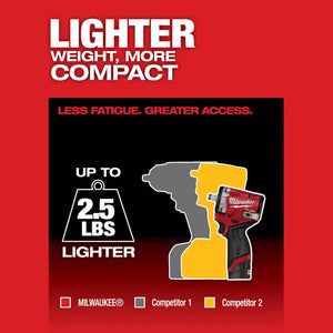 Milwaukee 2563-20 M12 FUEL 1/2 in. Stubby Impact Wrench  Tool Only
