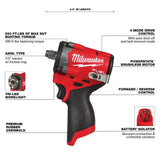 Milwaukee 2563-20 M12 FUEL 1/2 in. Stubby Impact Wrench  Tool Only
