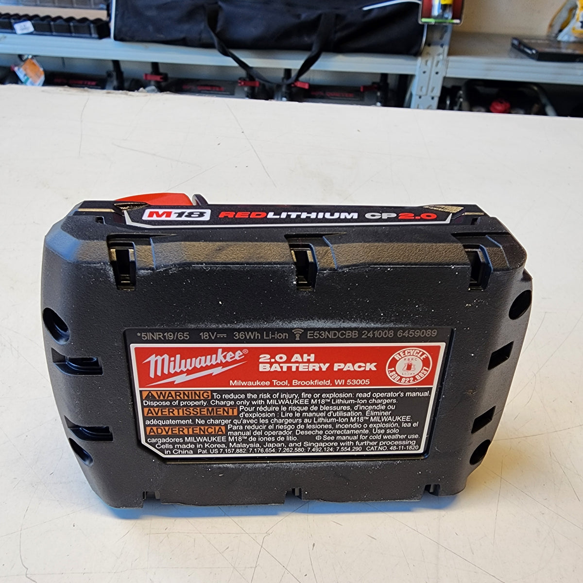 Milwaukee M18 18V Battery 48-11-1820