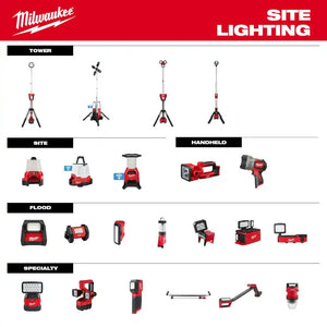 Milwaukee 2131-20 M18 ROCKET Dual Power Tower Light 2500 Lumens