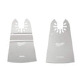 Milwaukee 2 in. Stainless Steel Universal Fit Rigid/Flex Scraper Oscillating Blade