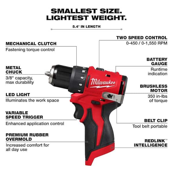 Milwaukee compact drill for electricians