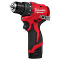 Milwaukee M12 12V Lithium-Ion Brushless Subcompact Drill Driver Kit – Open Box | SKU 1013581480