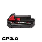 Milwaukee 18V M18 compact battery 2.0 Ah for drills and tools