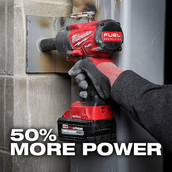 Milwaukee M18 6.0Ah High Output battery pack close up