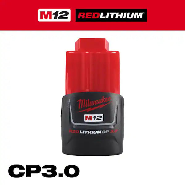 Milwaukee M12 12-Volt 3.0Ah Lithium-Ion Compact Battery Pack