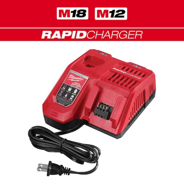 Milwaukee M12 M18 rapid battery charger