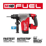 Milwaukee M18 FUEL 18V Lithium-Ion Brushless Cordless SDS-Plus 1-1/8 in. Rotary Hammer Drill (Tool-Only) – 2915-20