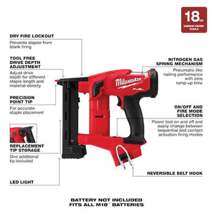 Milwaukee M18 stapler tool only