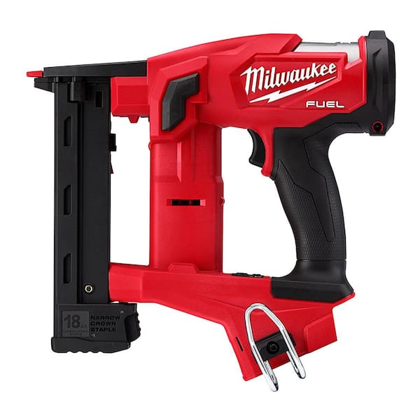 Milwaukee M18 FUEL 18-Volt Lithium-Ion Brushless Cordless 18-Gauge 1/4 in. Narrow Crown Stapler (Tool Only)