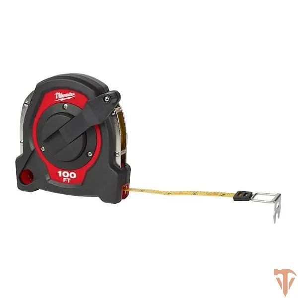 Milwaukee 100 ft Closed Reel Long Tape Measure – O #condition_open-box