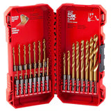 Milwaukee SHOCKWAVE Impact Duty Titanium Twist Drill Bit Set (23-Piece) – Model 1001294662 Milwaukee