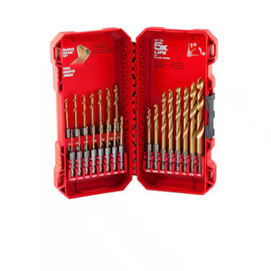 Milwaukee SHOCKWAVE Impact Duty Titanium Twist Drill Bit Set (23-Piece) – Model 1001294662 Milwaukee