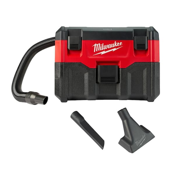 Milwaukee cordless wet dry vacuum with hose and attachments