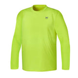 Mission Unisex Long Sleeve Performance Shirt Hi-Vis Yellow