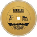 RIDGID 7-inch Continuous Rim Porcelain Diamond Blade