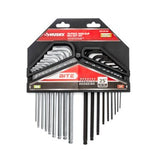 Husky BITE SAE/Metric Non-Slip Hex Key Set 18-Piece