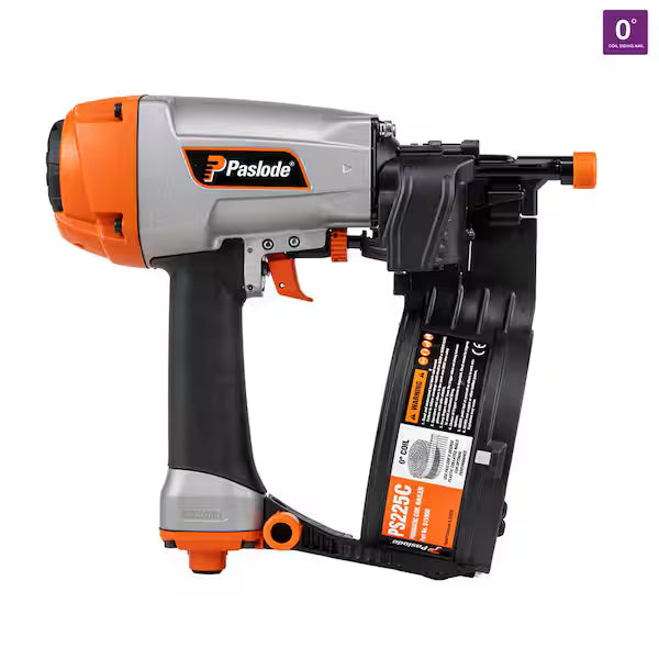 Paslode PS225C Pneumatic 0-Degree Coil Siding Nailer