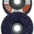 Preferred Abrasives Flex-N-Strip Wheels Type 27 4.5 x 7/8 Purple Grit 57043