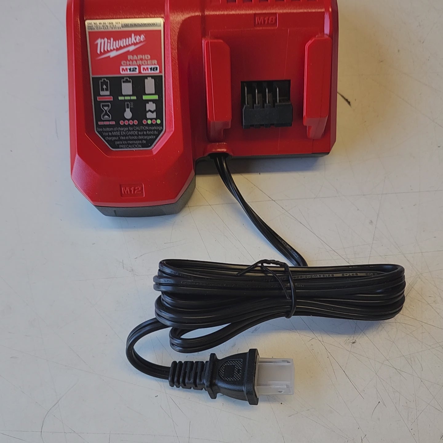 Milwaukee rapid charger for jobsite use