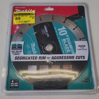 Makita 10 inch diamond blade durable cutting disc for construction use