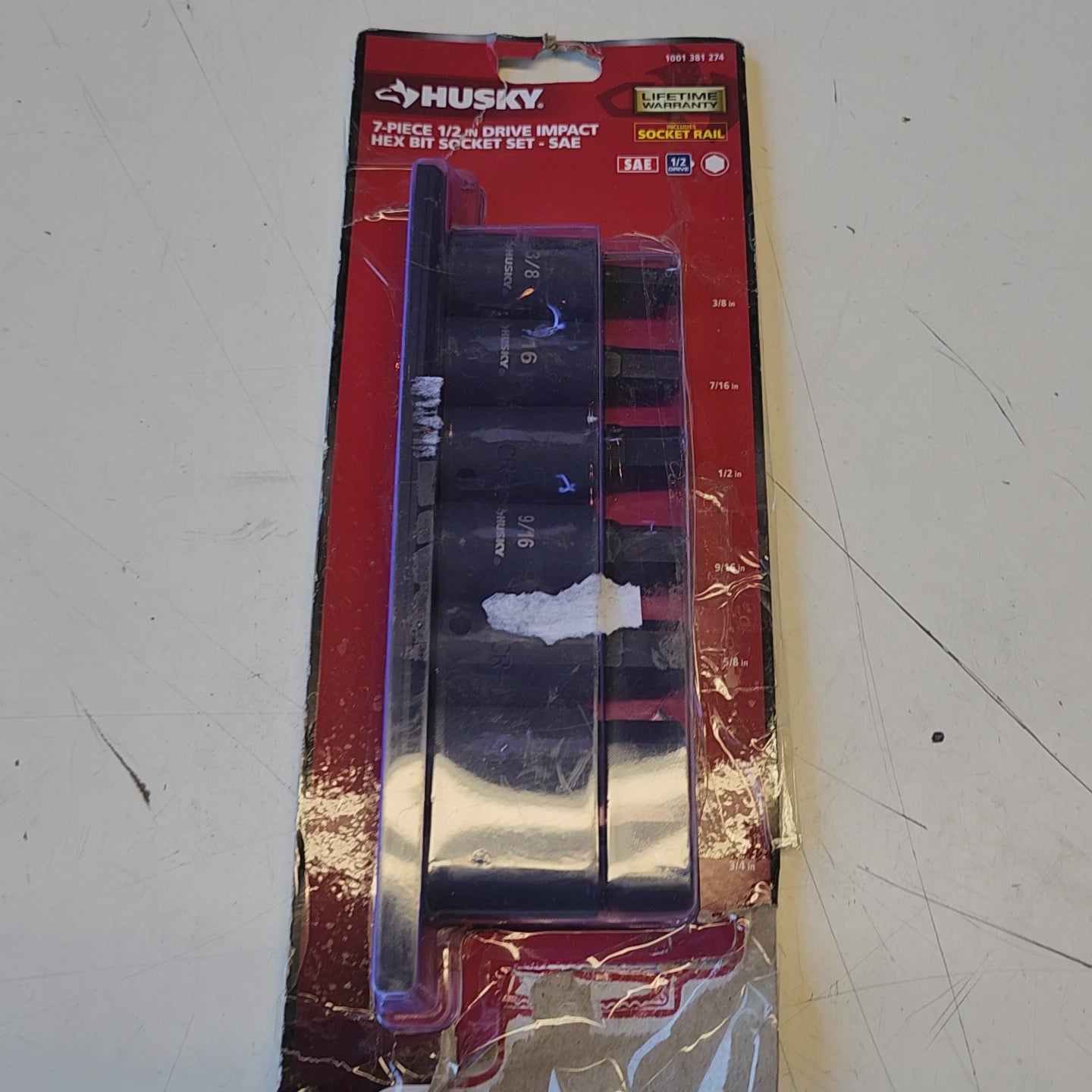 Husky impact rated socket set