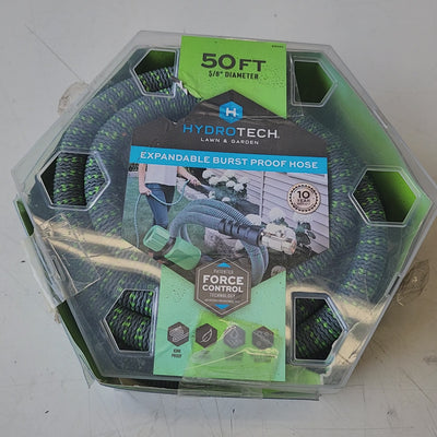 Hydrotech expandable hose 50 ft for outdoor watering flexible durable