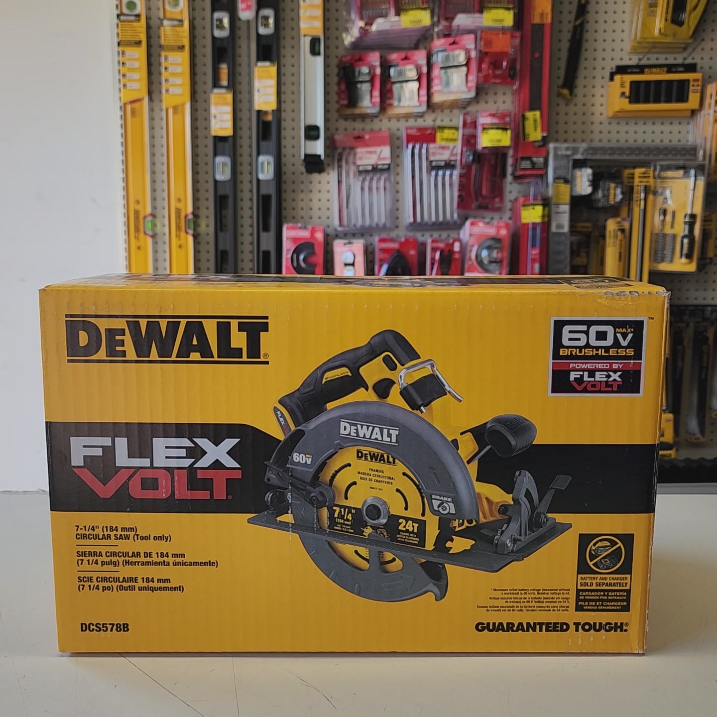 DEWALT DCS578B circular saw 60V MAX for framing and heavy duty cutting