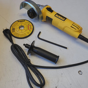 DEWALT DWE4011 small angle grinder 4.5 in with quick adjust guard