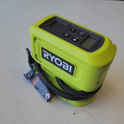 RYOBI cordless 18V high pressure air inflator lightweight design